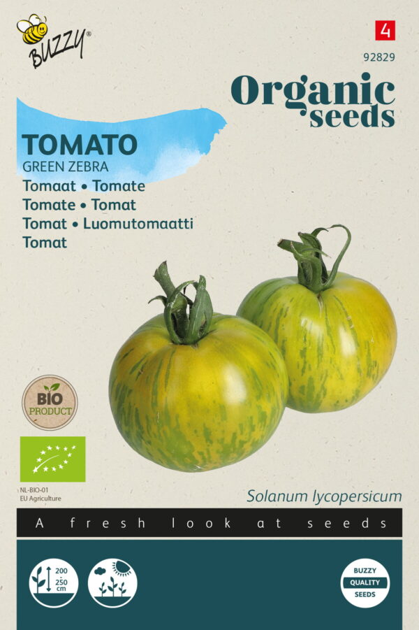 Organic tomaat green zebra 92829