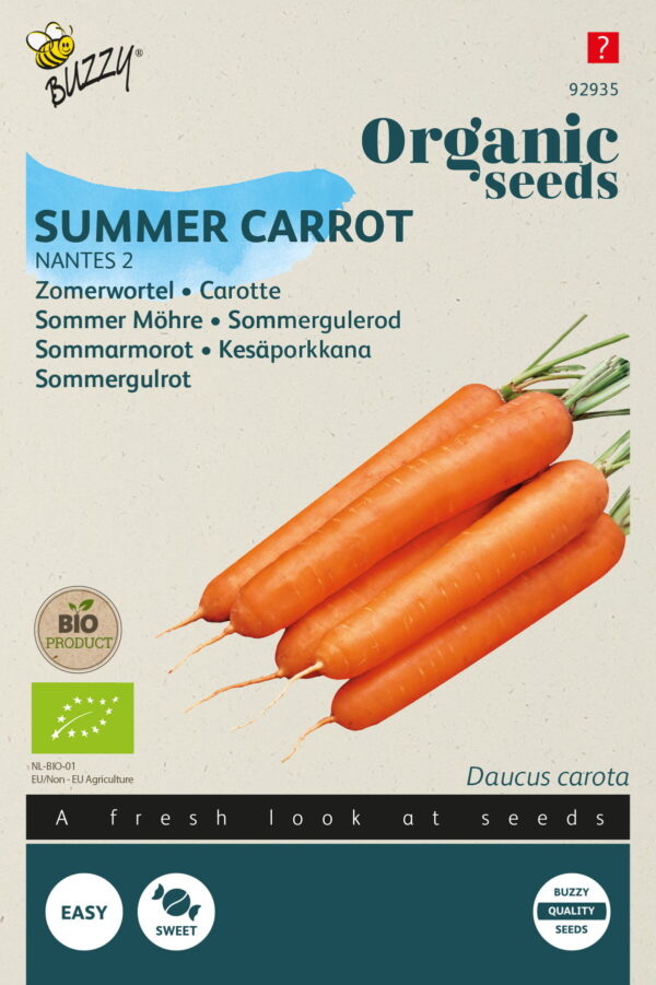 organic zomerwortel nantes 92935